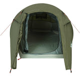 Camping Tent Tunnel 3-Person Olive Green Waterproof 4009627