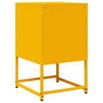 ZNTS Bedside Cabinet Mustard Yellow 36x39x60.5 cm Cold-rolled Steel 853329