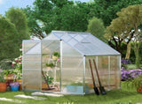 190 x 190cm Walk-In Polycarbonate Greenhouse T3398P318734