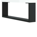 Record Cabinet High Gloss White 85x38x48 cm Engineered Wood 831710