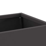 Fire Pit Black 60 x 35 x 100 cm Steel 858938