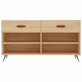 ZNTS Shoe Bench Sonoma Oak 102x35x55 cm Engineered Wood 829711