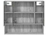 Bathroom Mirror Cabinet Grey Sonoma 60 x 14.5 x 70 cm 889188