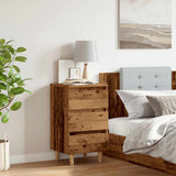 ZNTS Bedside Cabinet Old Wood 40x35x69 cm Engineered Wood 856420