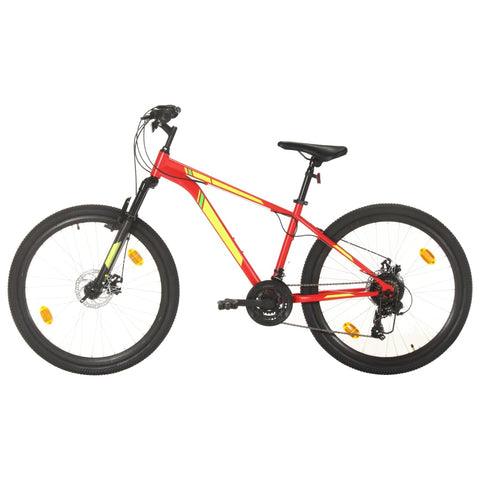 ZNTS Mountain Bike 21 Speed 27.5 inch Wheel 38 cm Red 3067216