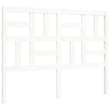 Bed Frame without Mattress White 140x200 cm Solid Wood 3194897