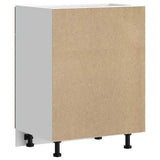 Kitchen Base Cabinet Porto Brown Oak Engineered Wood 853974
