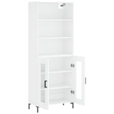 Highboard White 69.5x34x180 cm Engineered Wood 3189317