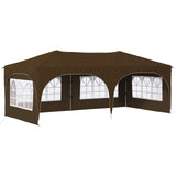 Pop-up Party Tent 575 x 288 x 245 cm Taupe Oxford Fabric 42019894