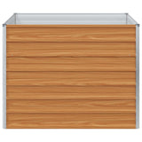 Garden Raised Bed Light Brown 100 x 100 x 77 cm 42017323