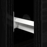 Sideboard Black Oak 101.5 x 35 x 70 cm Engineered Wood 862147