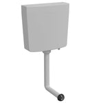 Toilet Cistern with Bottom Water Inlet 3/6 L Grey 148008