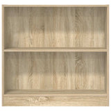 Bookshelf Sonoma Oak 80x24x75 cm Engineered Wood 800894