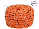 Multipurpose Utility Rope 20 mm 100 m Orange PP 3472970