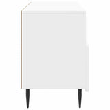 TV Cabinet High Gloss White 102 x 34.5 x 50 cm Engineered Wood 894449