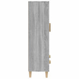 Highboard Grey Sonoma 70x31x115 cm Engineered Wood 817484