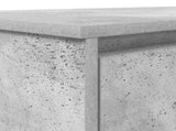 Desk Concrete Grey 120x42x76 cm Engineered Wood 861817