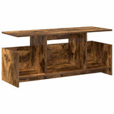 TV Stand Smoked Oak 102 x 35 x 45 cm Engineered Wood 890996