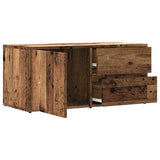 TV Cabinet Old Wood 80x34x35.5 cm Engineered Wood 856010