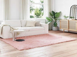 Faux Sheepskin Rug Tafalla Pink 120 x 170 cm Polyester 42021548