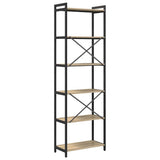 Bookshelf Sonoma Oak 60 x 30 x 189.5 cm Engineered Wood 868378