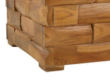 Storage Stool Brown 40 x 40 x 45 cm Solid Teak Wood 42015923
