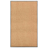 Doormat Washable Cream 90x150 cm 323467