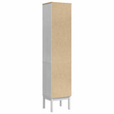 Bathroom Tall Cabinet with Shelf FLORO White 35 x 30 x 160 cm 42011240