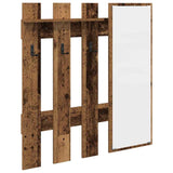 Wall-Mounted Coat Rack Wall-mounted Old Wood 100 x 10 x 100 cm 874513