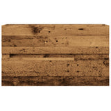 Bathroom Hanging Cabinet Old Wood 80x38.5x45 cm Engineered Wood 856246