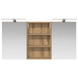 Bathroom Cabinet Set 3 pcs 120 x 10.5 x 60.5 cm Engineered wood 3403743