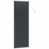 Venetian Blinds Height Adjustable Black 220 x 70 cm Aluminium 42006166