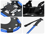3 in 1 Snowshoes Blue and Black 53 x 21 cm Aluminum and HDPE 42021422