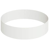 Garden Planter White 90 x 90 x 20 cm Cold-rolled Steel 873649
