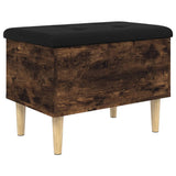Storage Bench Smoked Oak 62x42x46 cm Engineered Wood 835072