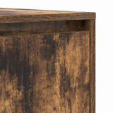 Sideboard Smoked Oak 120 x 41 x 75 cm Engineered Wood 3333910