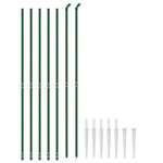 Wire Mesh Fence with Spike Anchors Green 2.2x10 m 154135