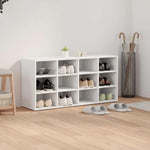 Shoe Cabinet with Shelf White 103 x 30 x 51 cm Engineered wood 808702