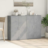 Sideboards 2 pcs Concrete Grey 60x31x84 cm Engineered Wood 3276570