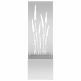 Garden Privacy Screen Silver 50 x 150 cm Galvanised steel 876467