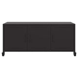 TV Cabinet Black 100.5x39x43.5 cm Steel 846644