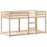 Bunk Bed without Mattress 80x200 cm Solid Wood Pine 3282121