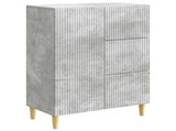 Sideboard Concrete Grey 66 x 34.5 x 90 cm Engineered Wood 894628