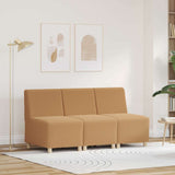 Modular Sofa Unit Armless 3 pcs Beige 55 x 74 x 82 cm 3399831