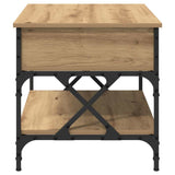 Coffee Table Artisan Oak 70 x 50 x 50 cm Engineered Wood 883039