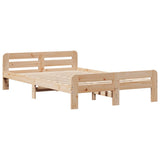 Bed Frame without Mattress 120x200 cm Solid Wood Pine 855475