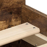 Bed Frame without Mattress Smoked Oak 90x200 cm 3203807
