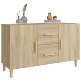 Sideboard Sonoma Oak 100x36x60 cm Engineered Wood 812513