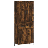 Highboard Smoked Oak 69.5x34x180 cm Engineered Wood 3199886