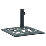 ZNTS Umbrella Base Green 12 kg 49 cm Cast Iron 47866